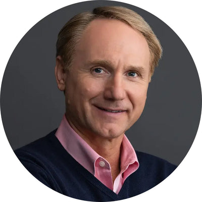 Portrait of Dan Brown author representing Dan Brown Books collection of thrilling suspense novels