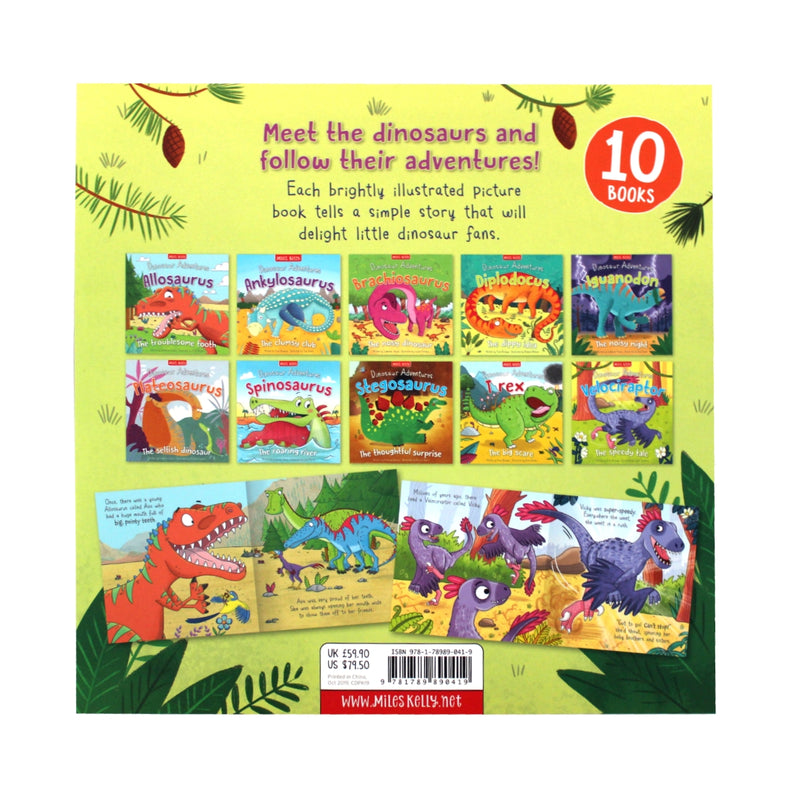 Miles Kelly Dinosaur Adventures (10 Books)