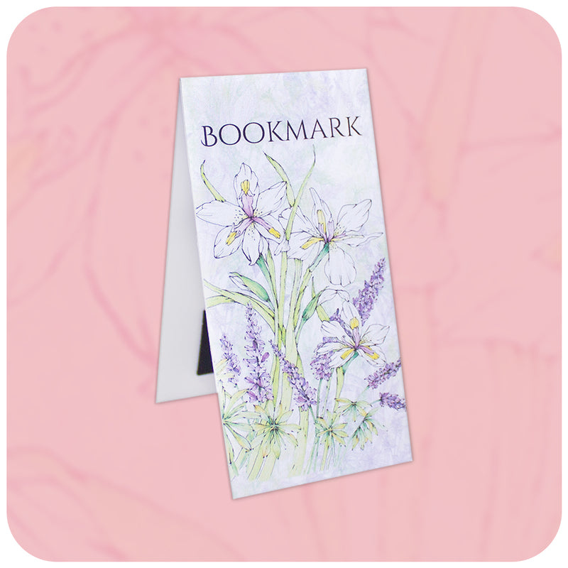 Cape Iris Long Magnetic Bookmark