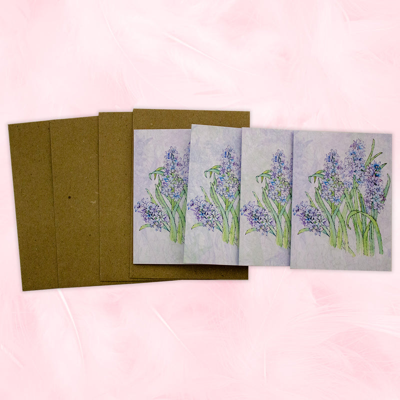 Hyacinth Card and Envelope Maxi Pack