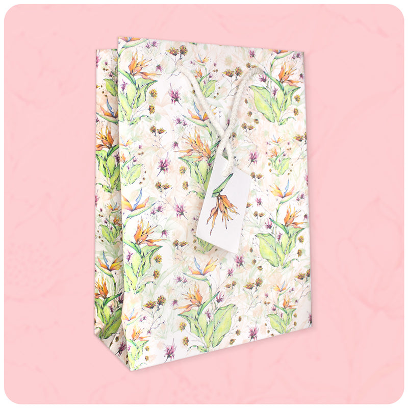 Strelitzia in Fynbos Gift Bag - Large - Readers Warehouse