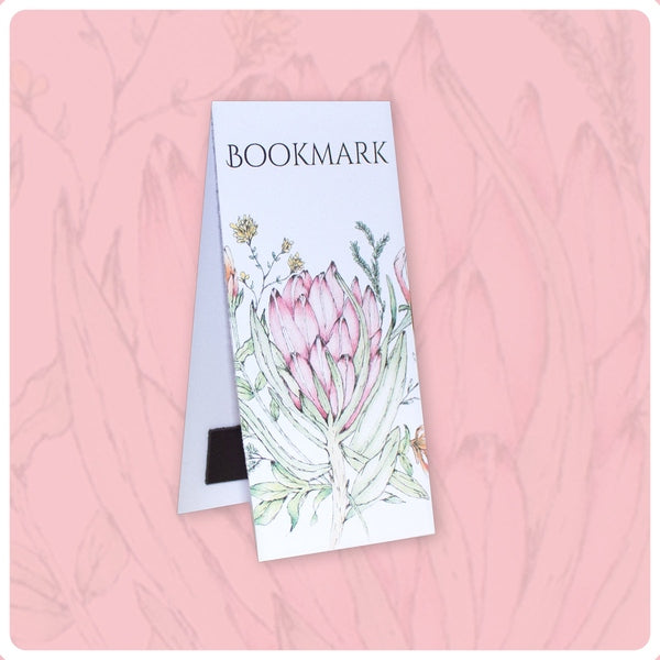 Long Classic Protea Magnetic Bookmark
