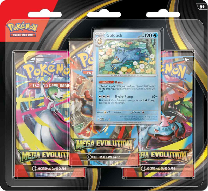 Pokémon: Mega Evolution 3 Pack Blister