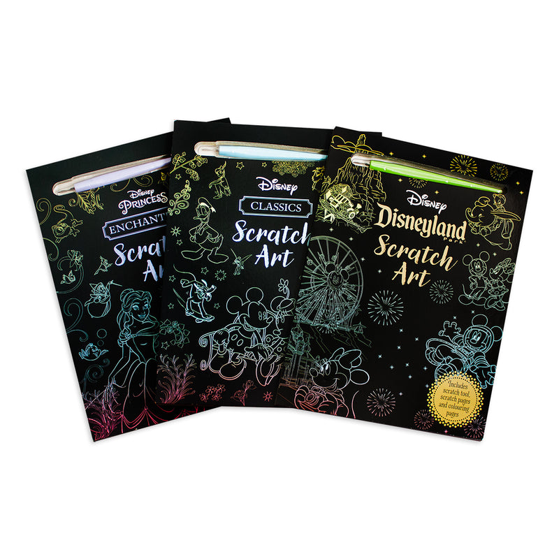 Disney Scratch Art: 3 Book Pack