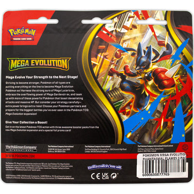 Pokémon: Mega Evolution 3 Pack Blister