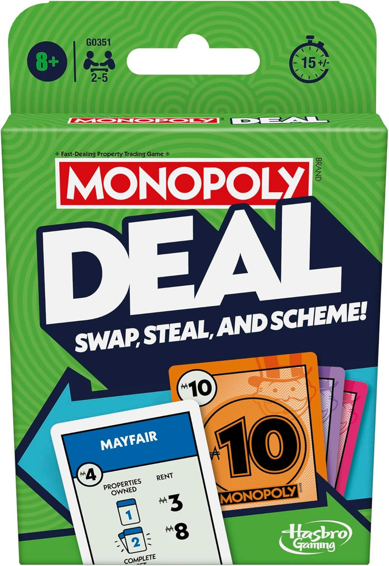 Monopoly Deal Swap,Steal and Scheme!