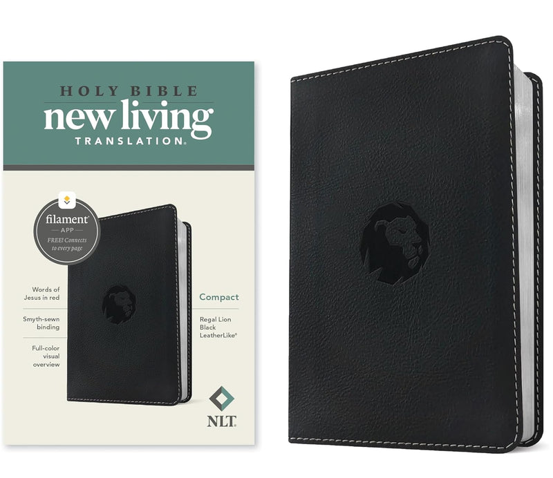 Holy Bible: New Living Translation: Black