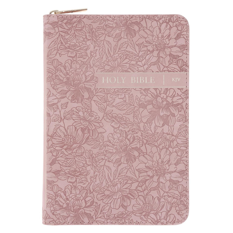 KJV Holy Bible Dusty Pink Compact