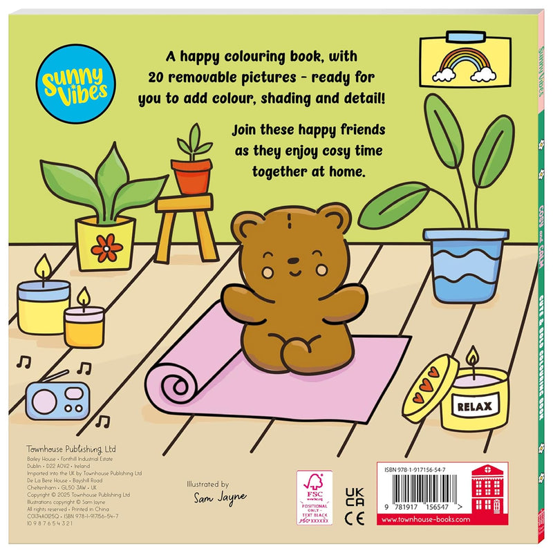 Cosy & Calm Colouring Book