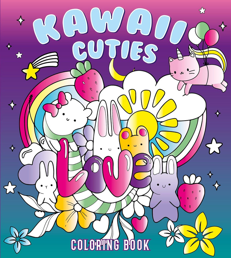 Kawaii Cuties Coloring Book
