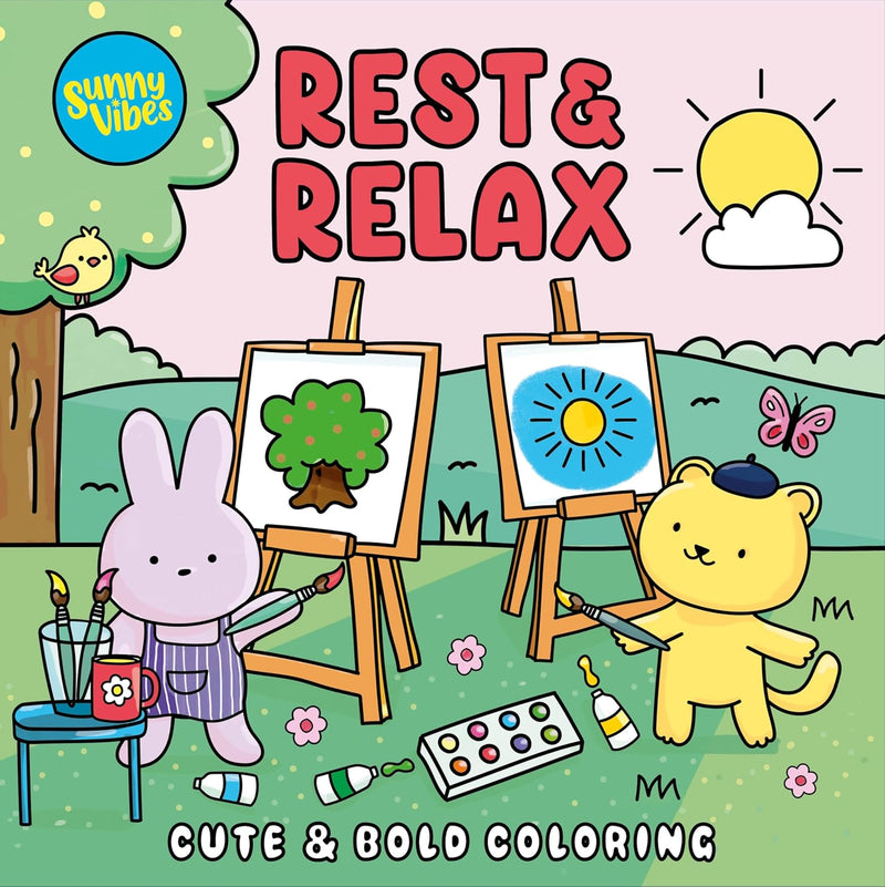 Rest & Relax Coloring Book