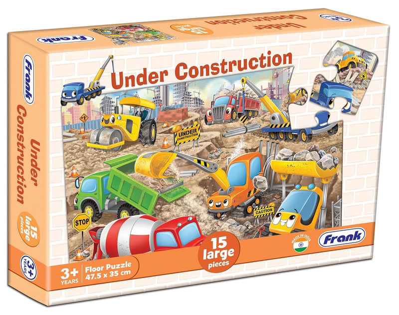 Under Construction 15 Piece Floor Age 3+ Jigsaw Puzzle