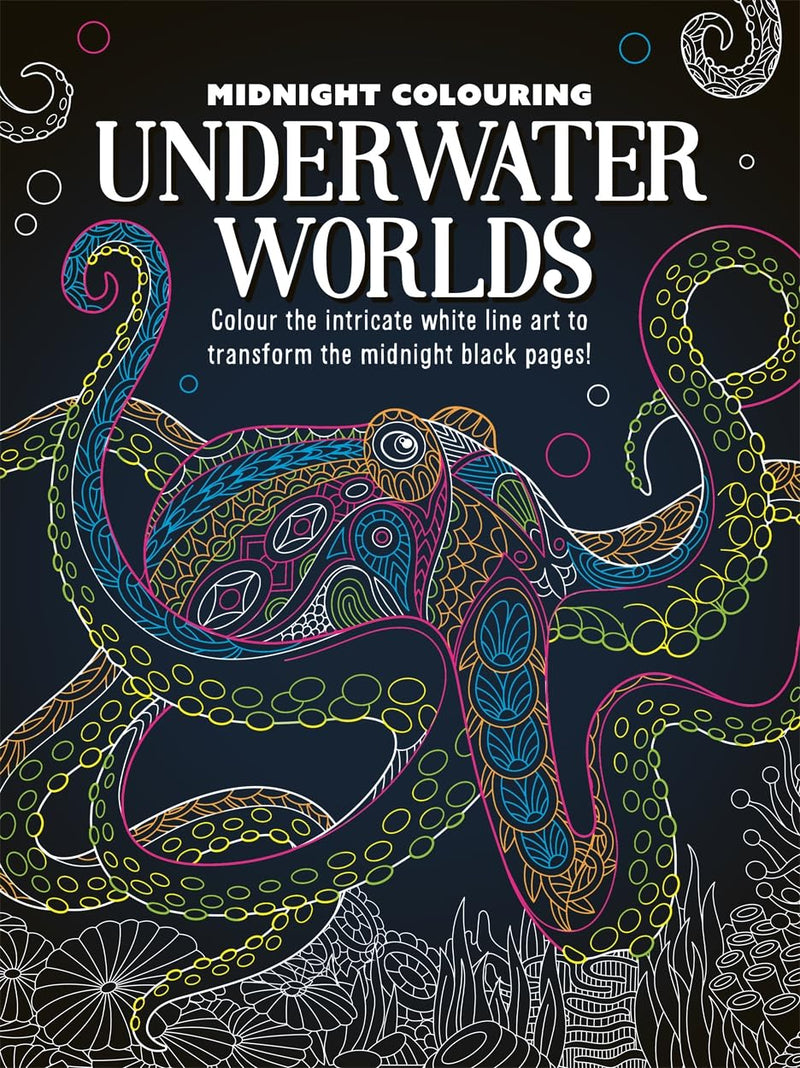 Midnight Colouring: Underwater Worlds