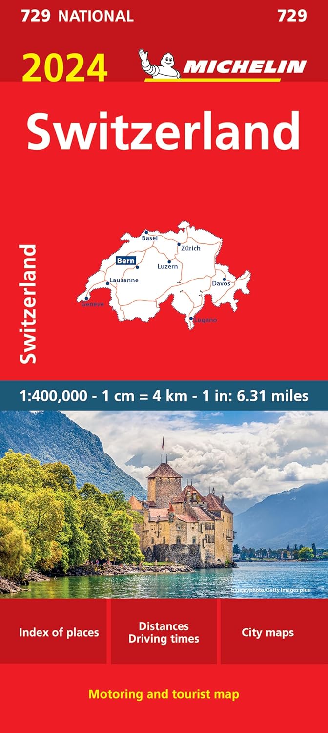 Switzerland 2024 : Michelin National Map