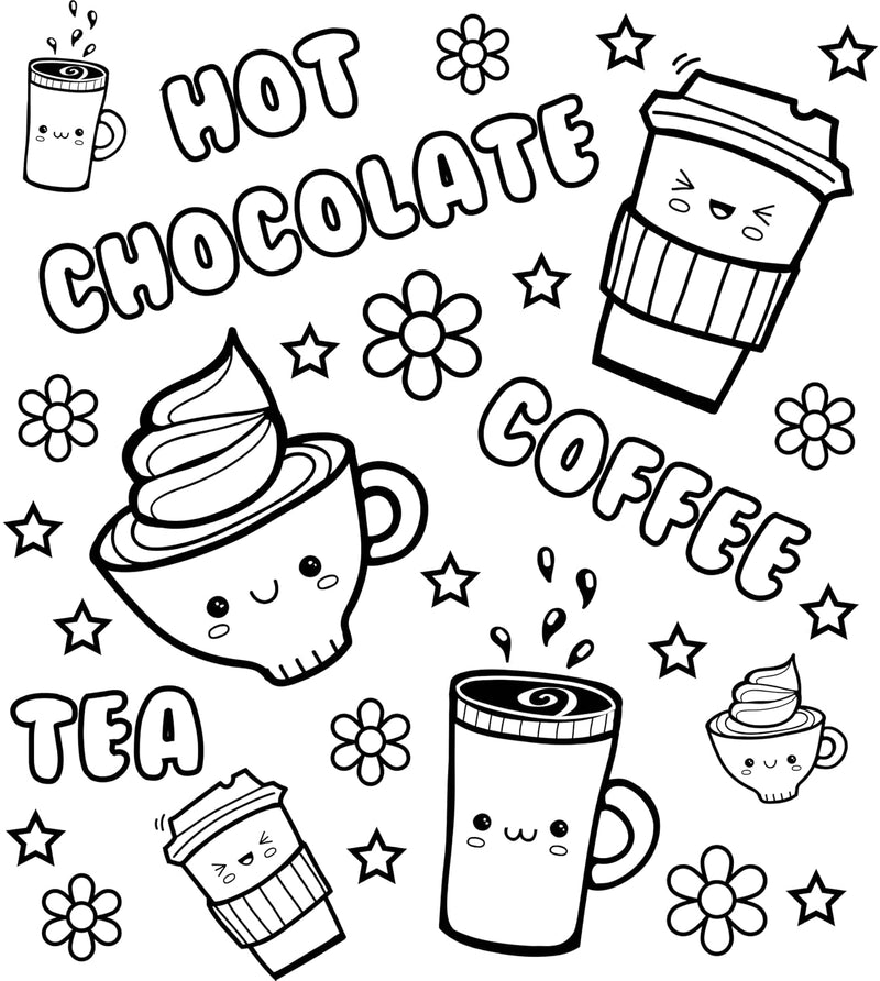 Kawaii Cuties Coloring Book