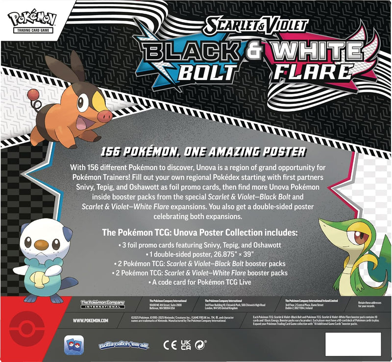 Pokemon TCG Scarlet & Violet 10.5 Unova Poster Collection