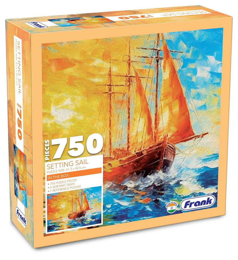 Frank Setting Sail 750 Piece Jigsaw Puzzle