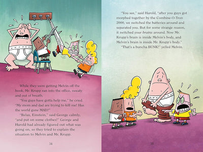 Captain Underpants: Two Super-Heroic Novels in One