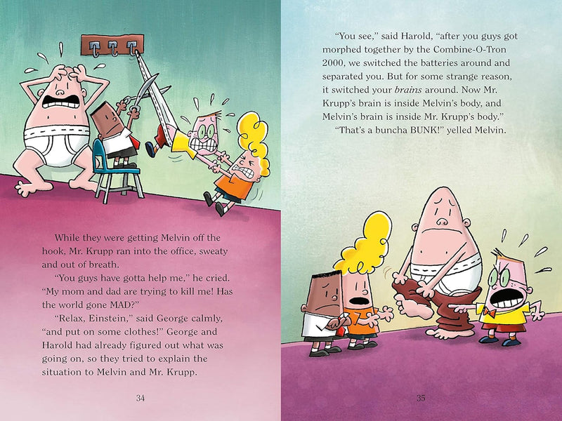 Captain Underpants: Two Super-Heroic Novels in One