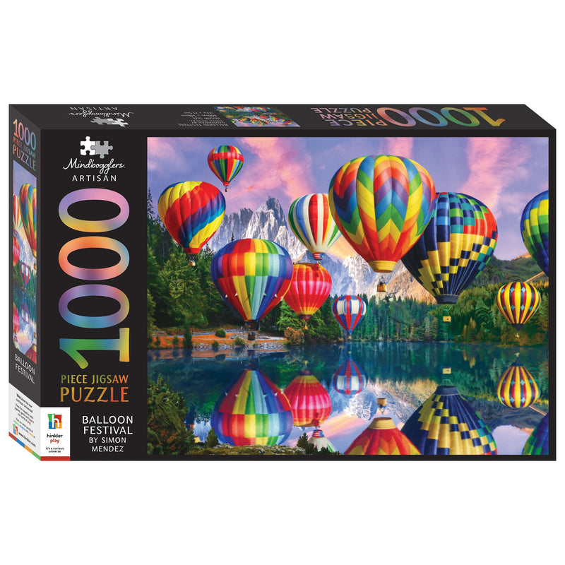Mindbogglers Artisan 1000 Piece Jigsaw : Balloon Festival
