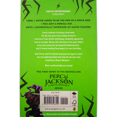Percy Jackson And The Lightning Thief (Including Bookmark & Badge)
