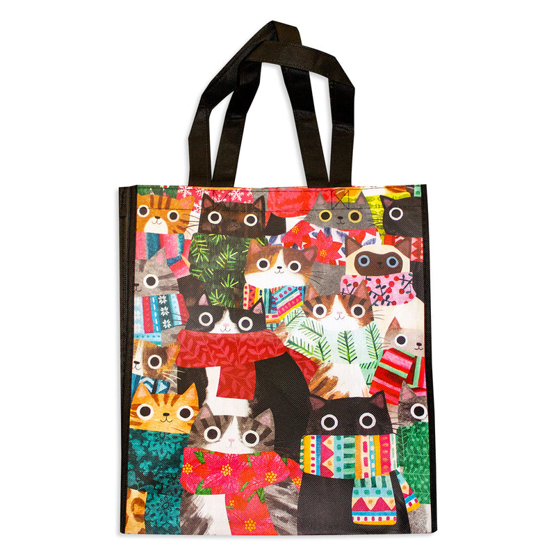 Wintry Cats Reusable bag
