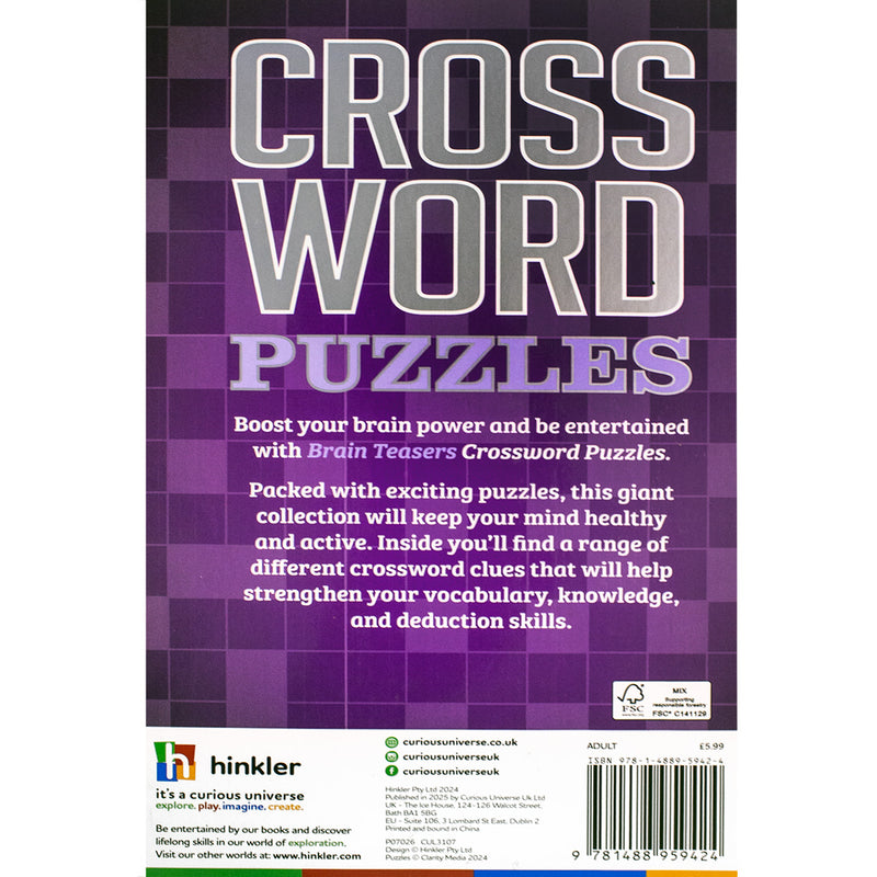 Brain Teasers : Cross Word Puzzles
