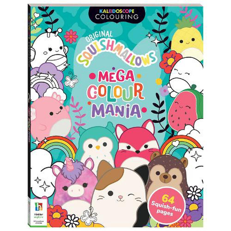 Squishmallows Mega Colour Mania Colouring Book
