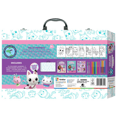 Kaleidoscope Gabby's Dollhouse Colouring Carry Case
