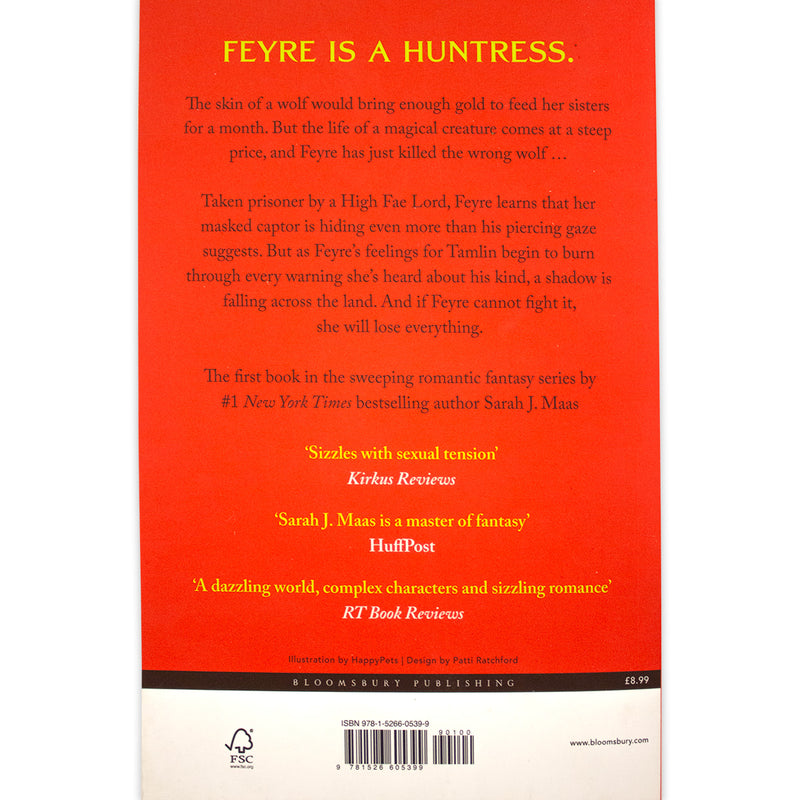 A Court Of Thorns And Roses (Including Bookmark)