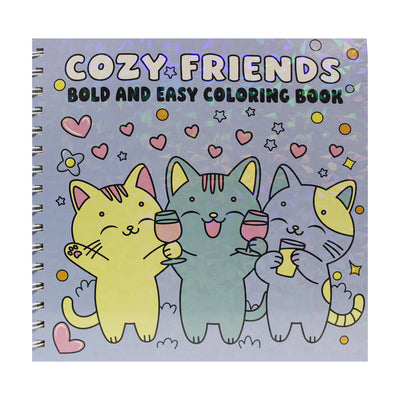 Cozy Friends: Bold and Easy Colouring Book