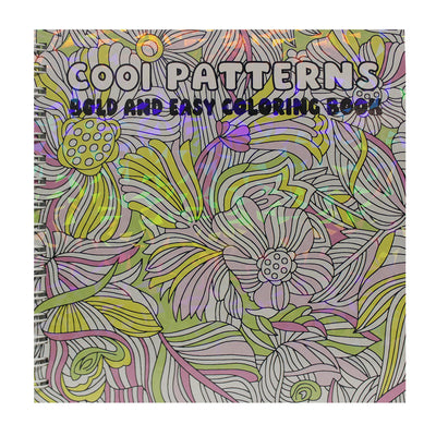 Cool Patterns: Bold and Easy Coloring Book