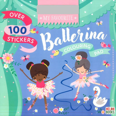 My Favourite Ballerina Colouring Pad book cover