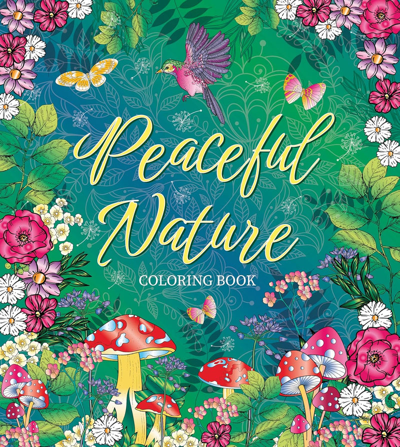 Peaceful Nature Colouring Book