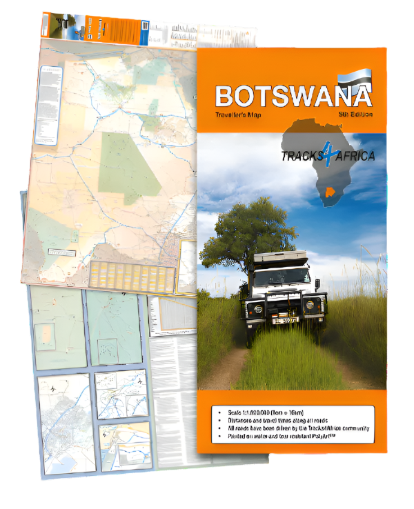 Botswana Traveller’s Paper Map 5th Edition