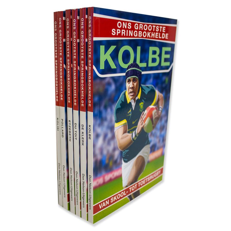 Ons Grootste Springbokhelde 6 Book collection