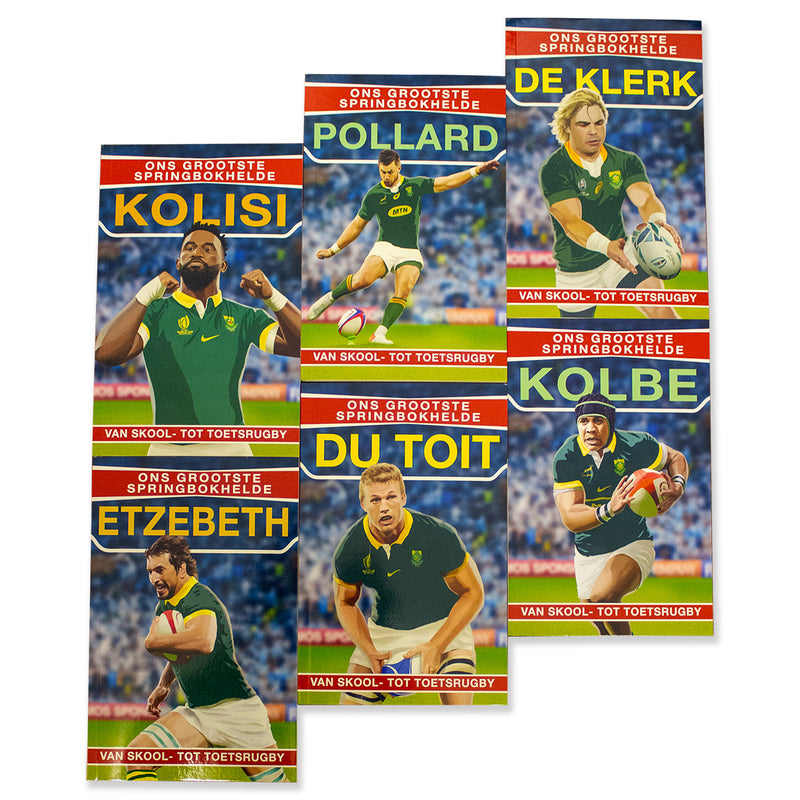 Ons Grootste Springbokhelde 6 Book collection