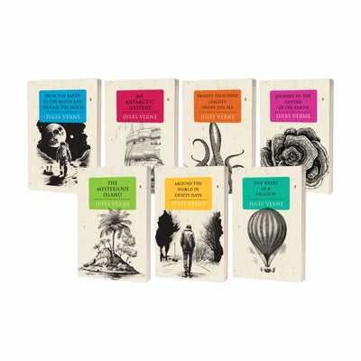 Jules Verne Collection 7 Books Collection