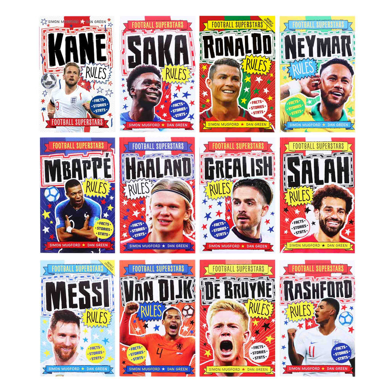 Football Superstars 12 Book Pack