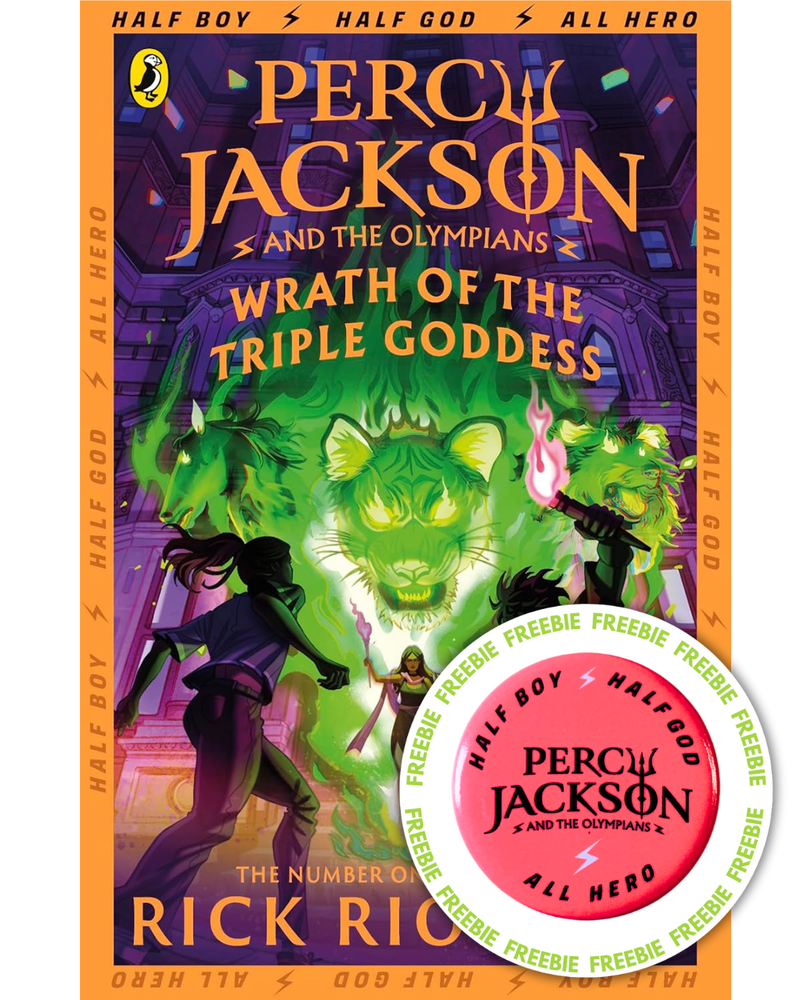 Percy Jackson: Wrath of the Triple Goddess - Includes Free Badge
