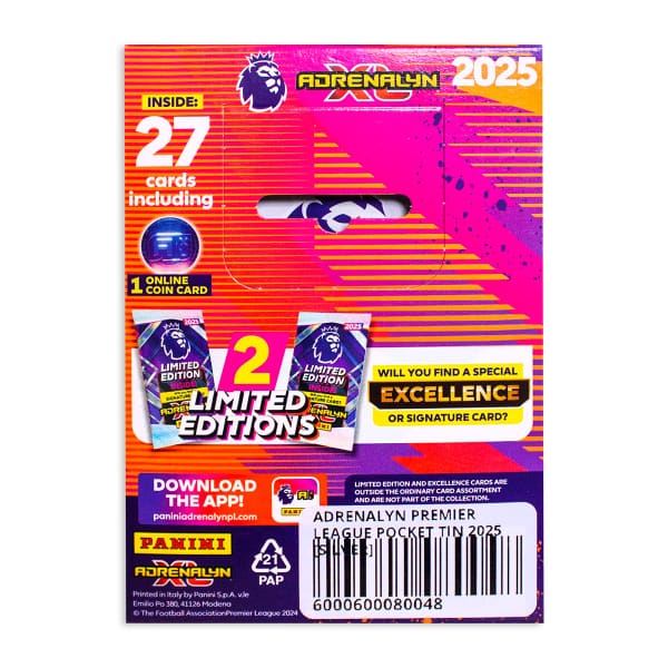 Adrenalyn Premier League Pocket Tin 2025 (Silver)