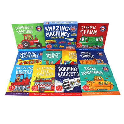 Amazing Machines Collection - 10 Book set with all the books