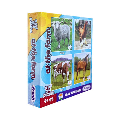 At The Farm 4In1 Age 4+ Puzzle Box - Readers Warehouse