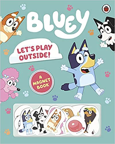 Bluey: Lets Playoutside Magnet Book & Toy - Readers Warehouse