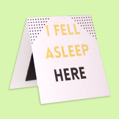 Bookmark Magnetic - I Fell Asleep Here - Readers Warehouse