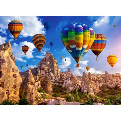 Colorful Balloons Cappadocia 2000 Piece Puzzle Box Set - Readers Warehouse