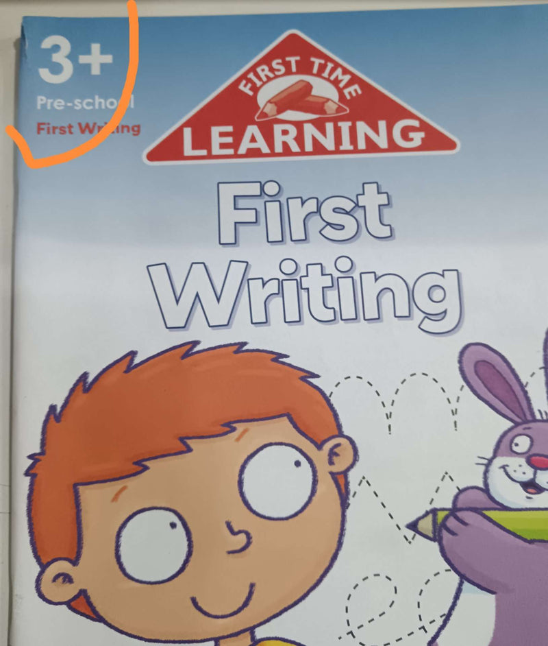 First Writing Ages 3+ Workbook - Readers Warehouse