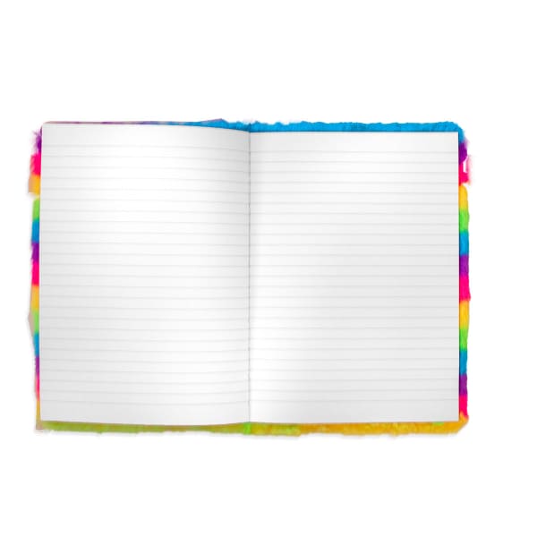 Fluffy Unicorn Rainbow Notebook
