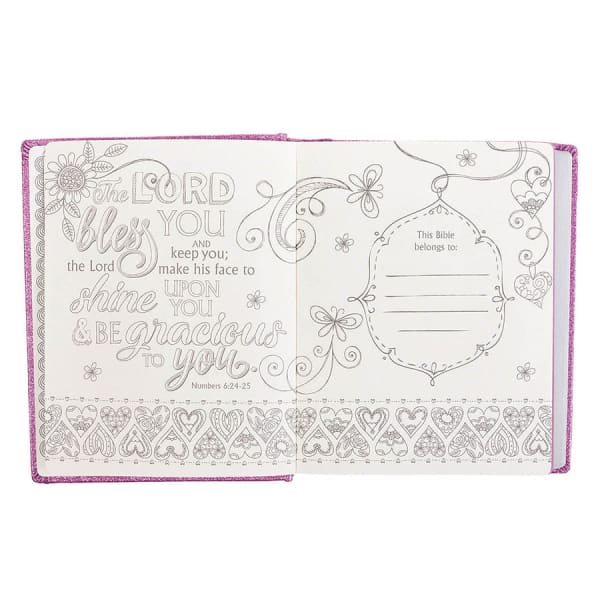 My Creative For Girl Purple Glitter Box Set