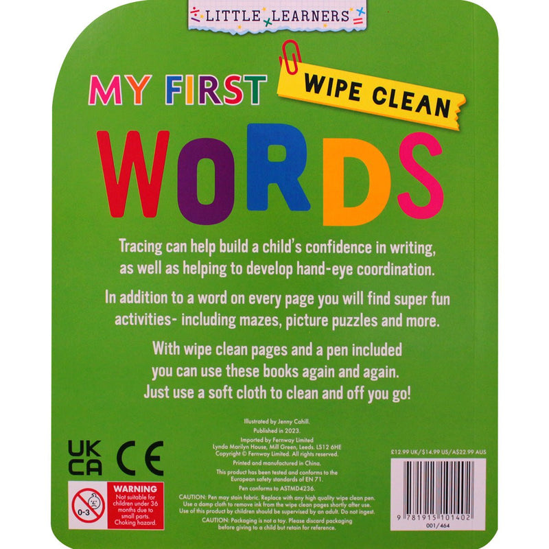 My First Wipe Clean Words - Readers Warehouse